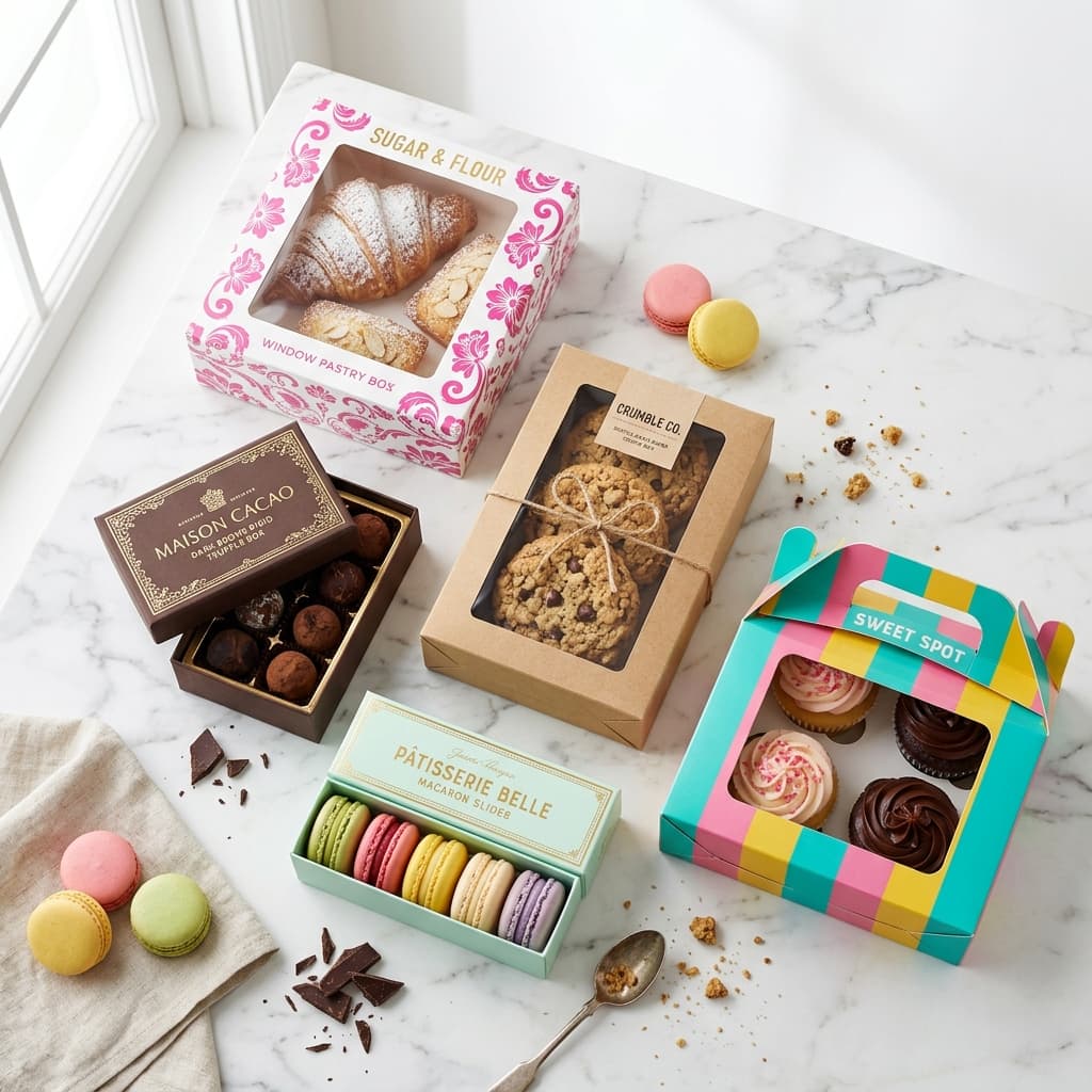 Custom Bakery Packaging: Windowed Boxes, Pastry Trays & Food-Safe Printing (2026)