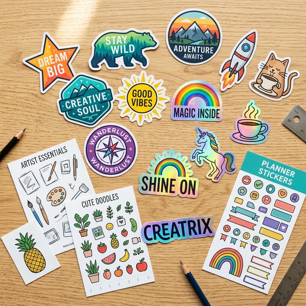 Custom Stickers: Types, Pricing & How to Order in 2026