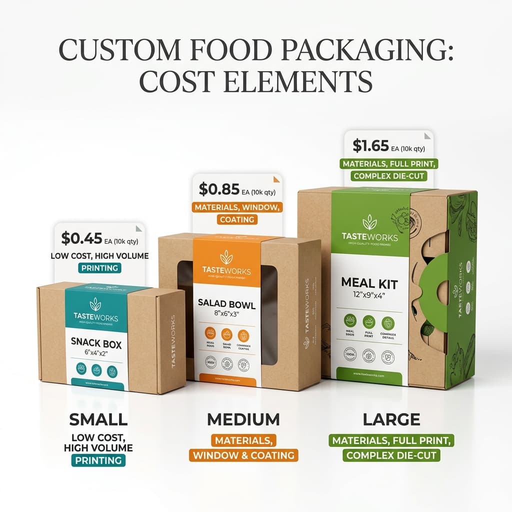 How Much Does Custom Food Packaging Cost? Pricing by Format & Volume (2026)