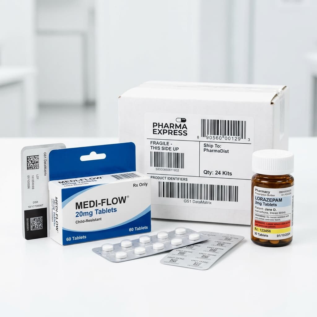 Pharmaceutical packaging with child-resistant cartons and blister packs