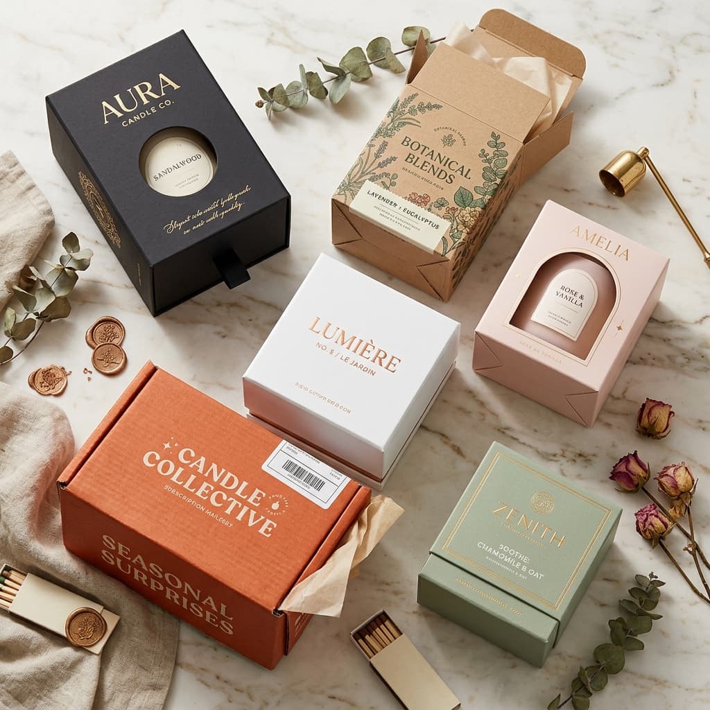 Custom Candle Boxes: Materials, Window Options & Packaging Guide (2026)