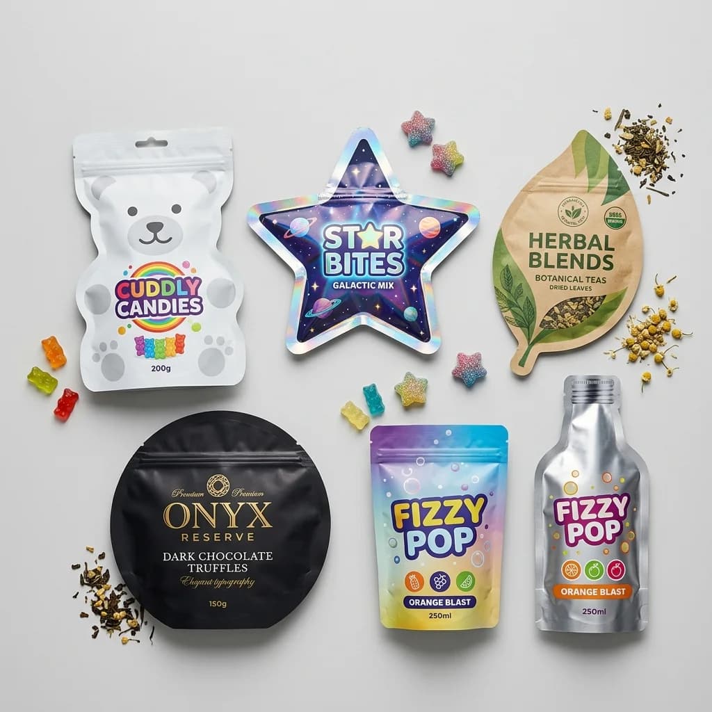 Die-Cut Shaped Mylar Bags