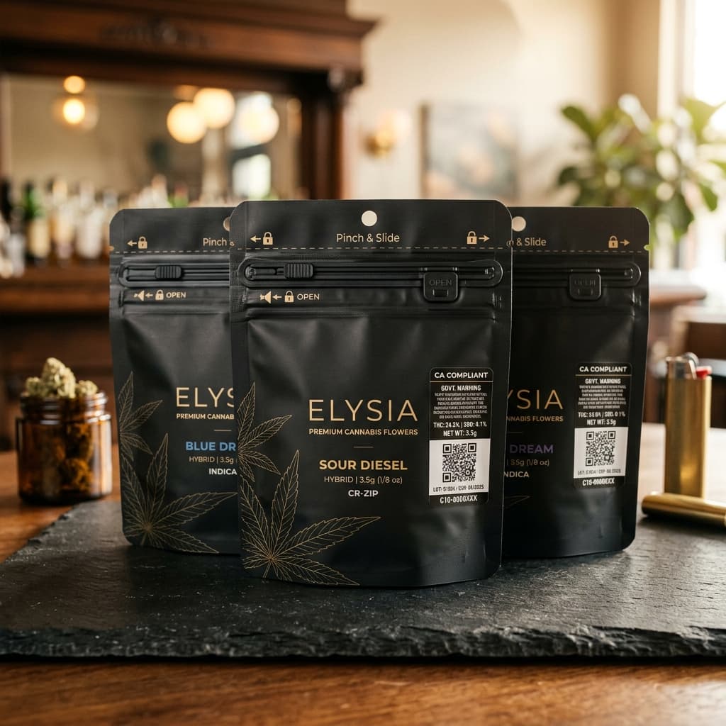 Cannabis & CBD Mylar Bags: Compliance, Child-Resistant Packaging & Custom Design Guide (2026)