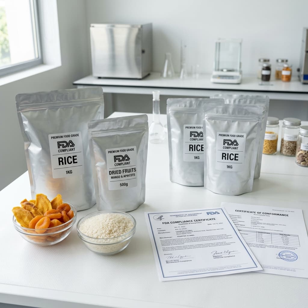 Food Grade Mylar Bags: FDA Compliance, Certifications & How to Verify Food Safety (2026)