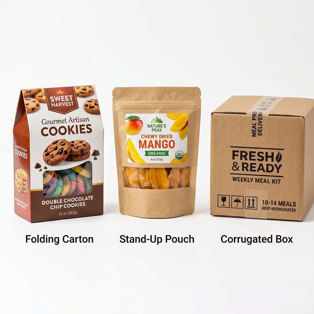 Folding Cartons vs Stand-Up Pouches vs Mylar Bags for Food: Which Packaging Is Right? (2026)