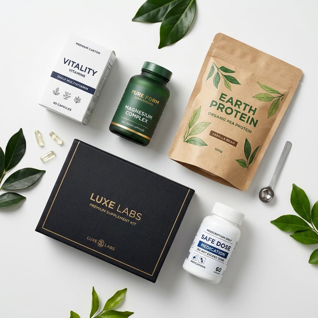 Custom Supplement Packaging: FDA Labeling, Bottle Cartons & Pouch Formats (2026)