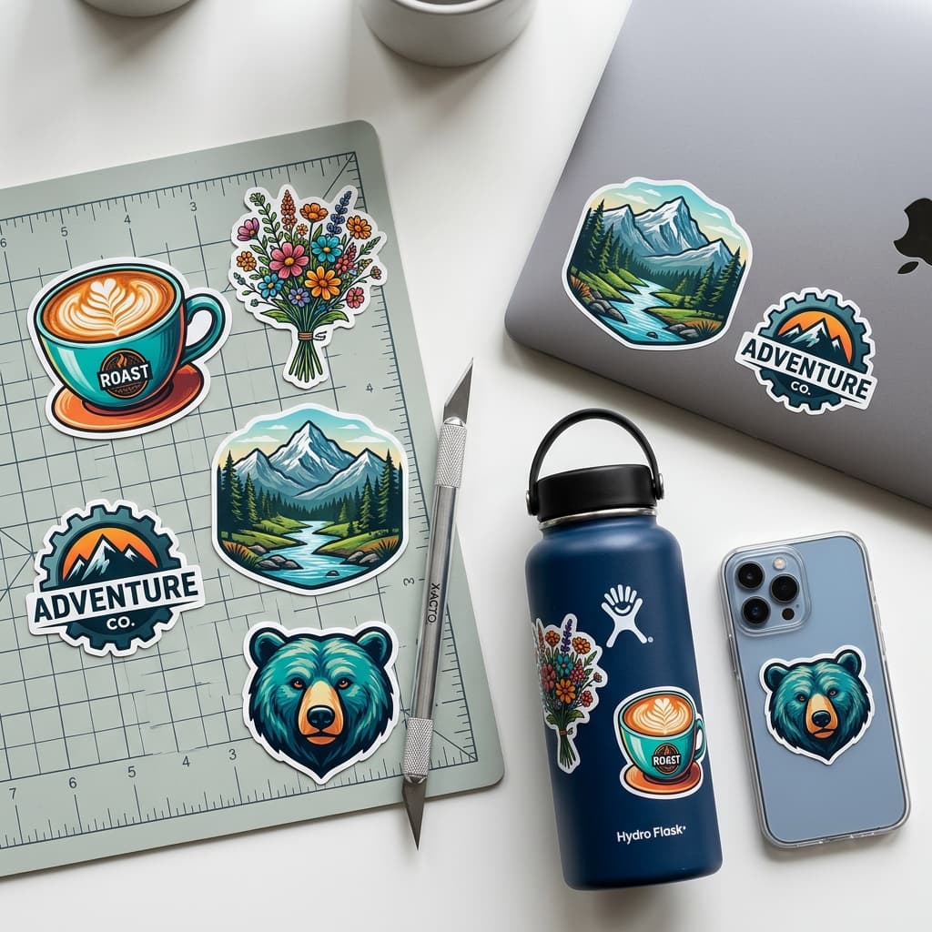Die-Cut Stickers: How They Work, Costs & Design Tips