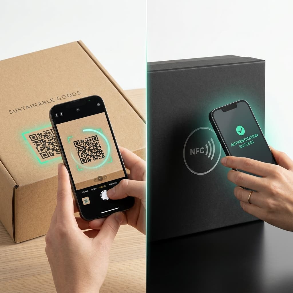NFC Tags vs QR Codes for Packaging: Full Comparison