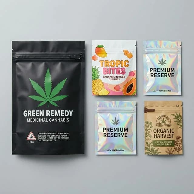 Child-Resistant Mylar Bags