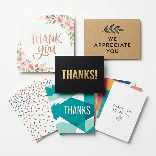 Custom Thank You Cards