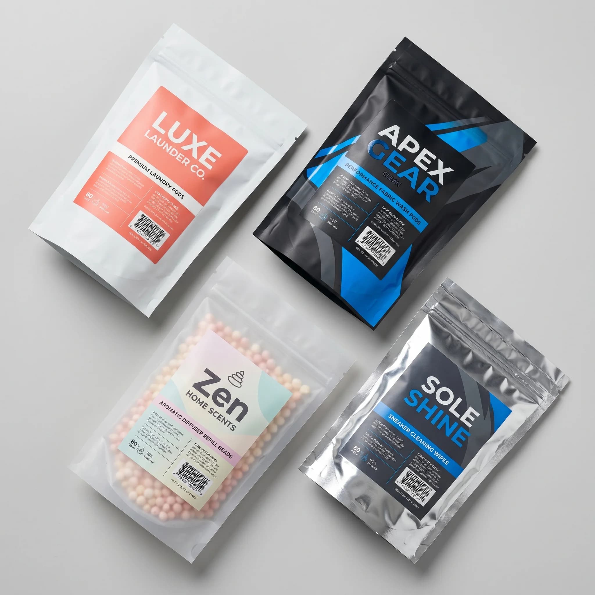 Ziplock Stand-Up Pouches