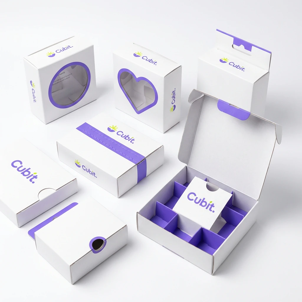 Creative die-cut packaging features