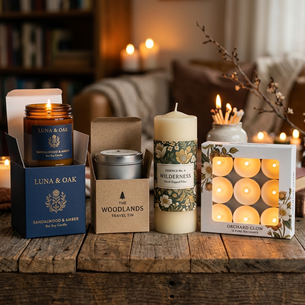 Custom Candle Packaging: Gift Boxes, Sleeves, Mailers & Jar Protection (2026)