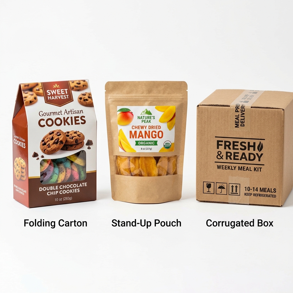 Folding Cartons vs Stand-Up Pouches vs Mylar Bags for Food: Which Packaging Is Right? (2026)