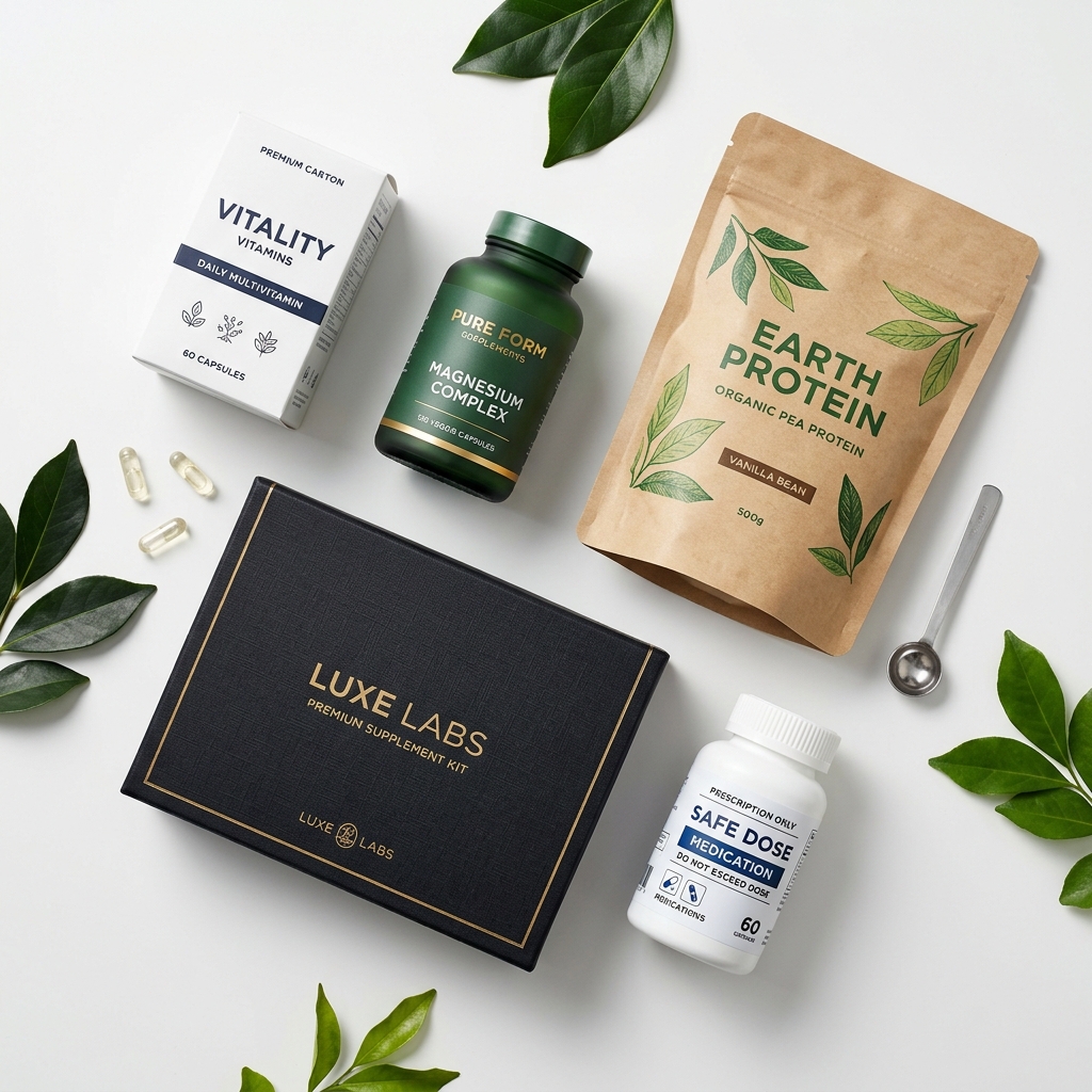 Custom Supplement Packaging: FDA Labeling, Bottle Cartons & Pouch Formats (2026)