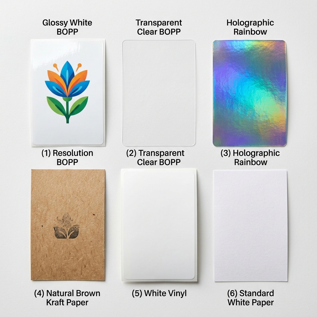 Label Materials Compared: BOPP vs Paper vs Vinyl vs Clear (2026)